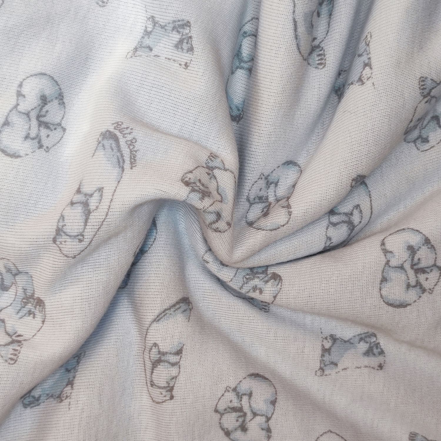  50x150 cm jersey imprimé ours 