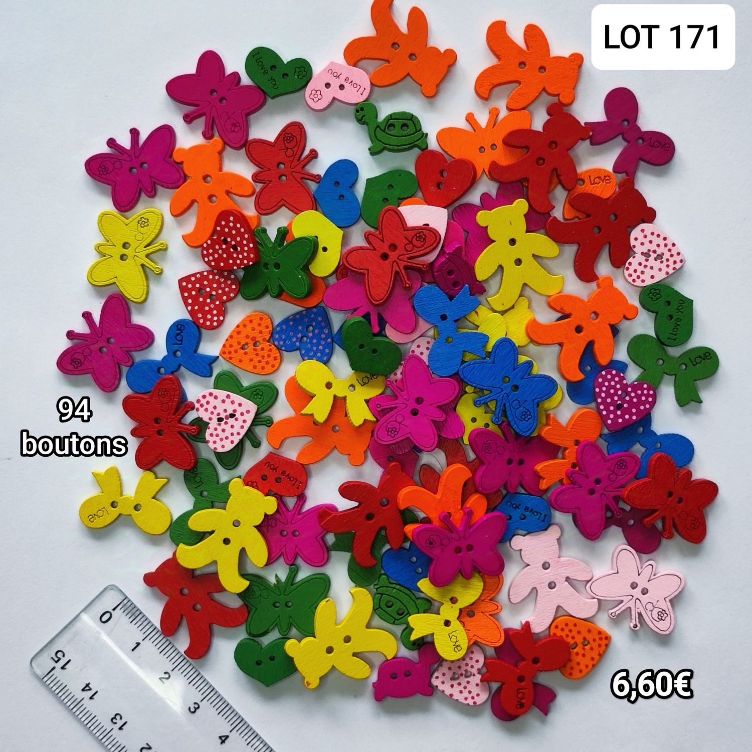 94 boutons LOT 171
