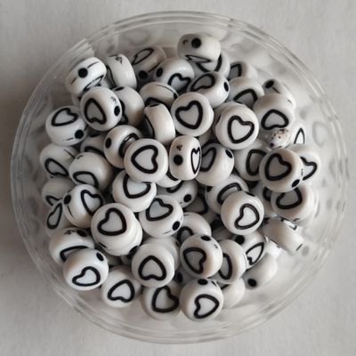 Perles cœur