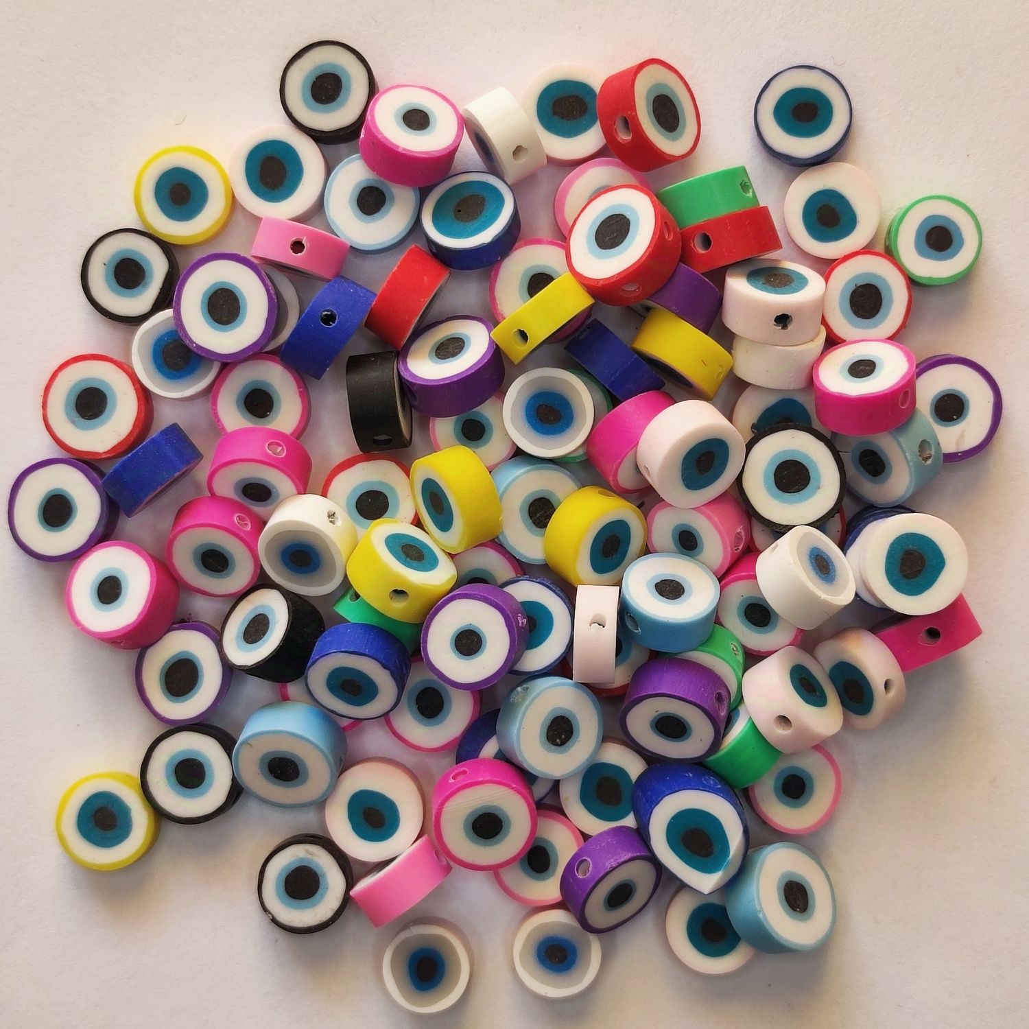 100 perles fantaisie colorés
