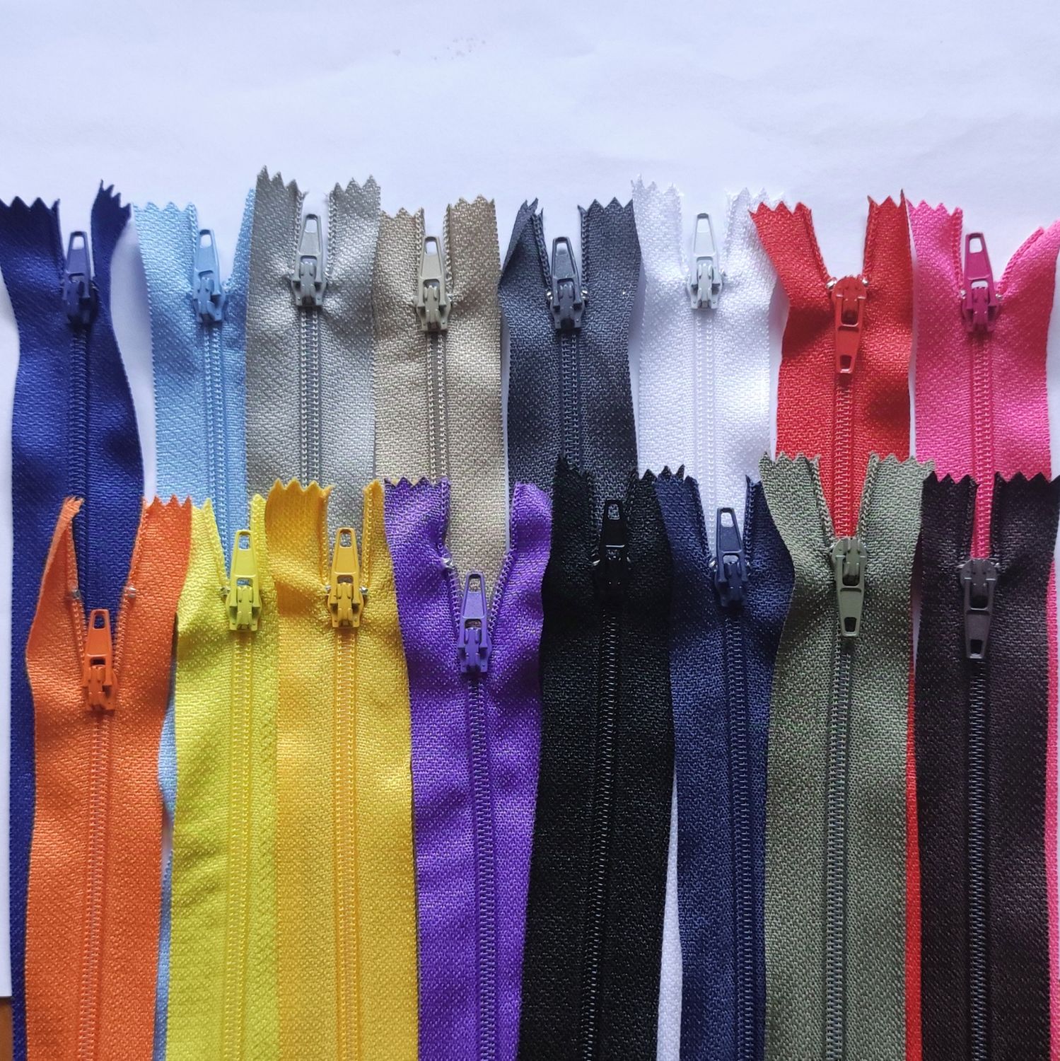 16 fermetures zip 20 cm #3