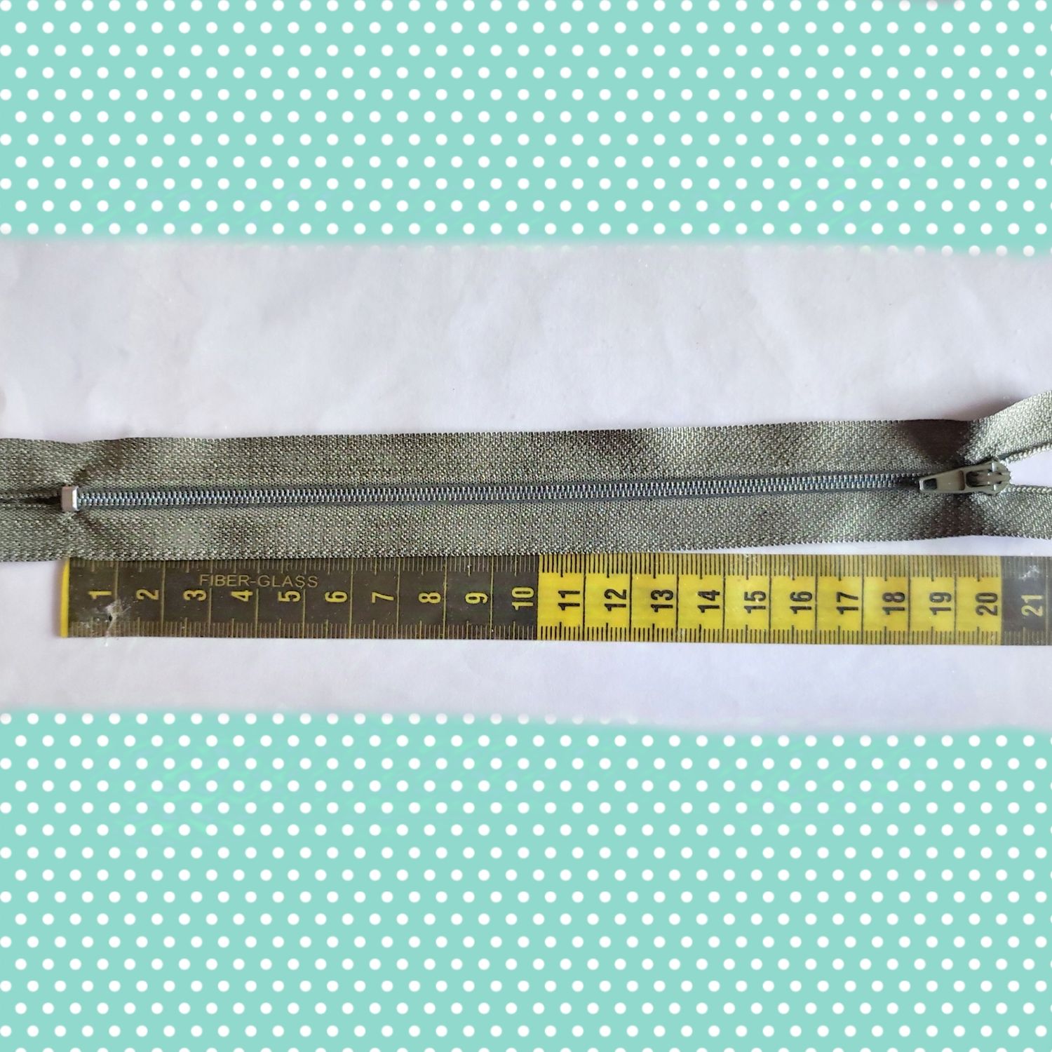 16 fermetures zip 20 cm #3