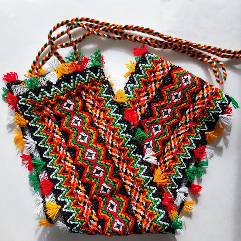 Ceinture Kabyle avec pompons 