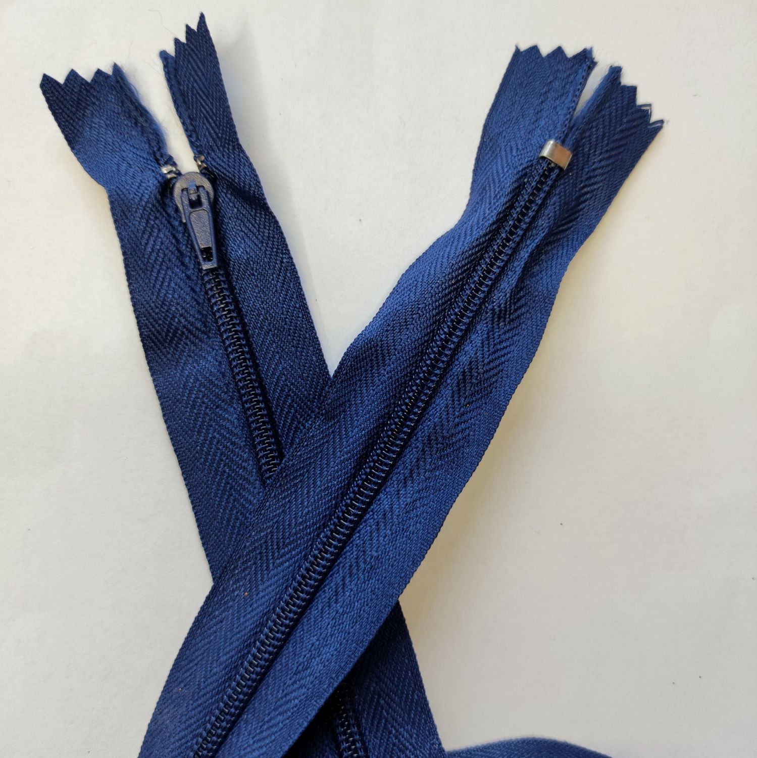 Zip 58 cm bleu marine 