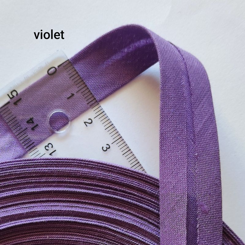 Biais coton violet Biais coton violet