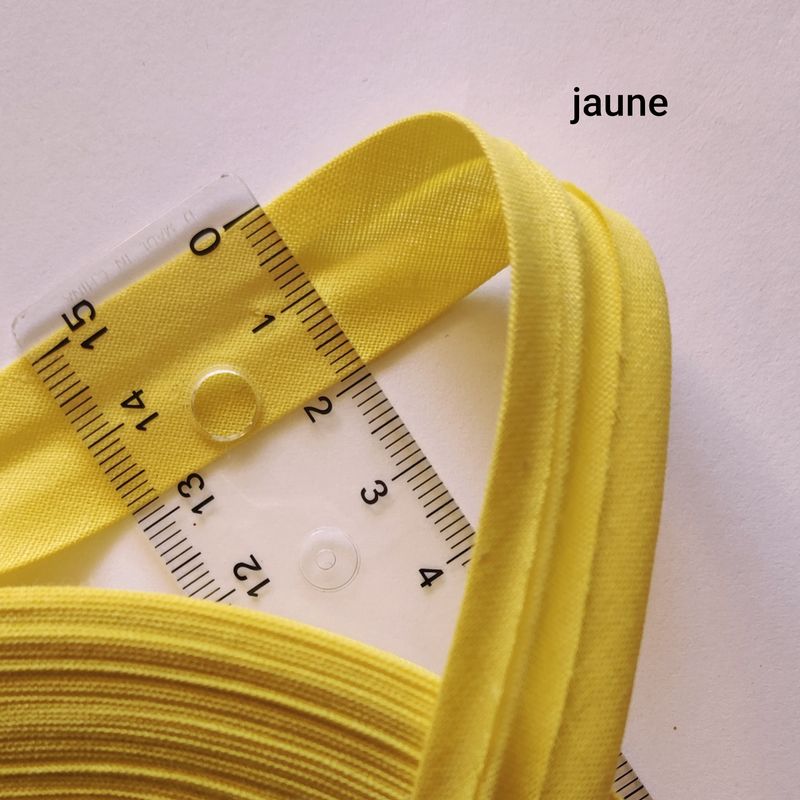 Biais coton jaune Biais coton jaune