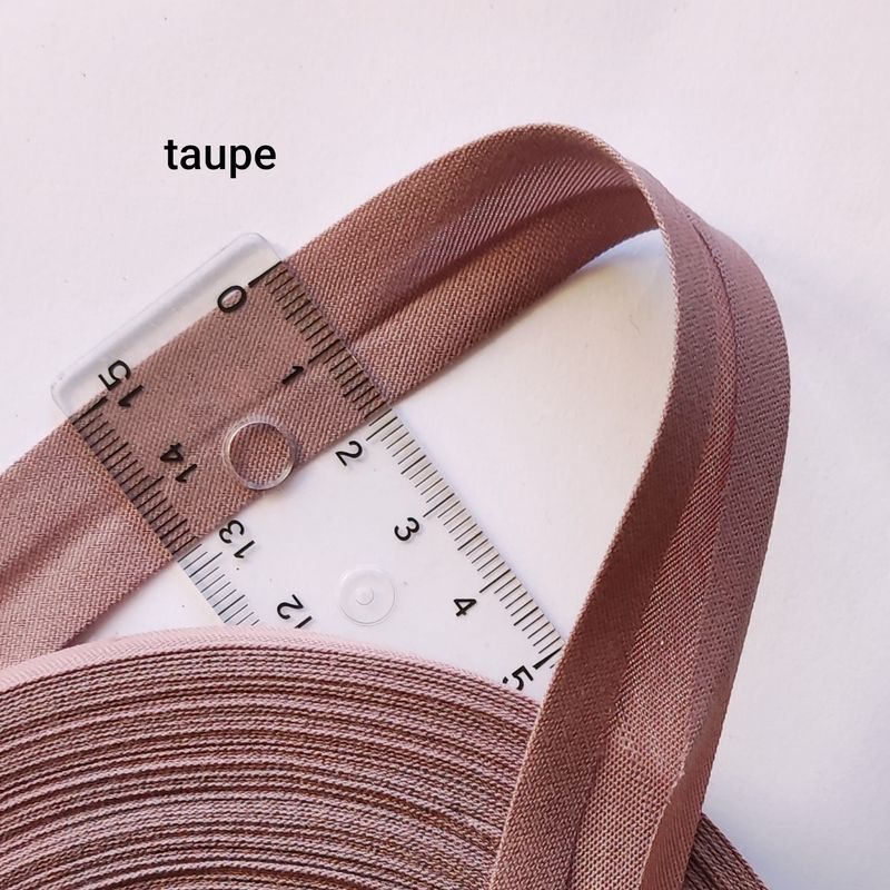 Biais coton taupe Biais coton taupe