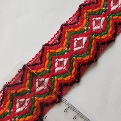 Galon kabyle 4cm rouge