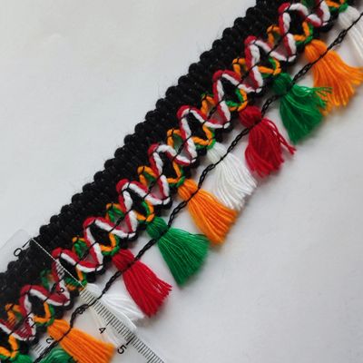 Galon kabyle 5cm avec pompons