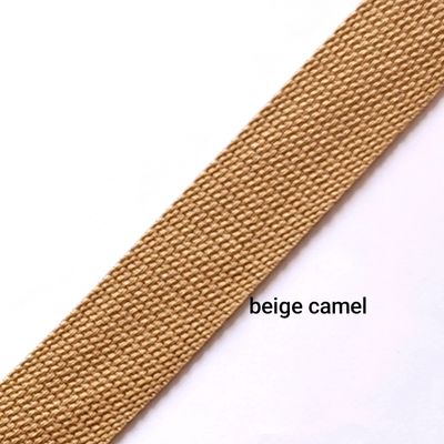 Sangle coton 32mm beige camel