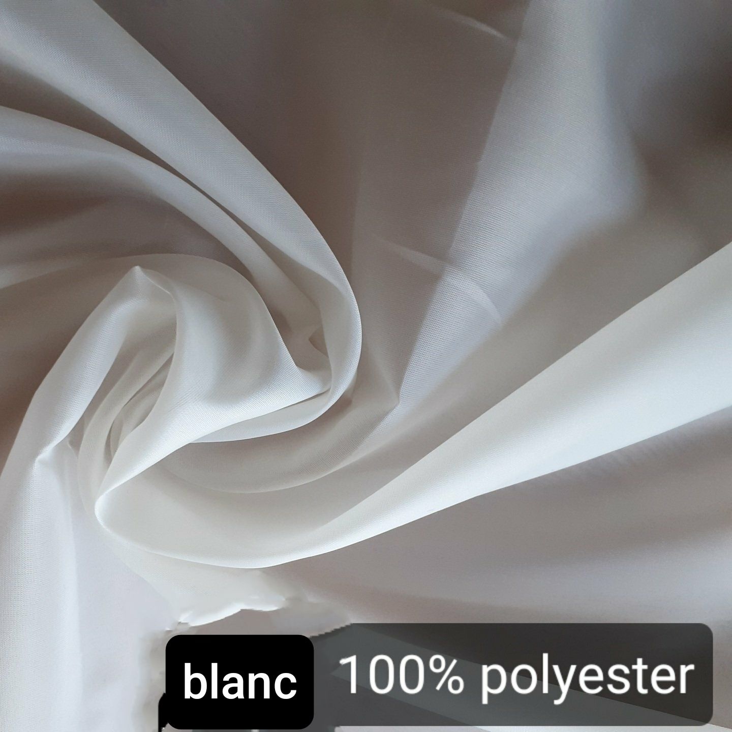 Doublure 100% polyester blanc 