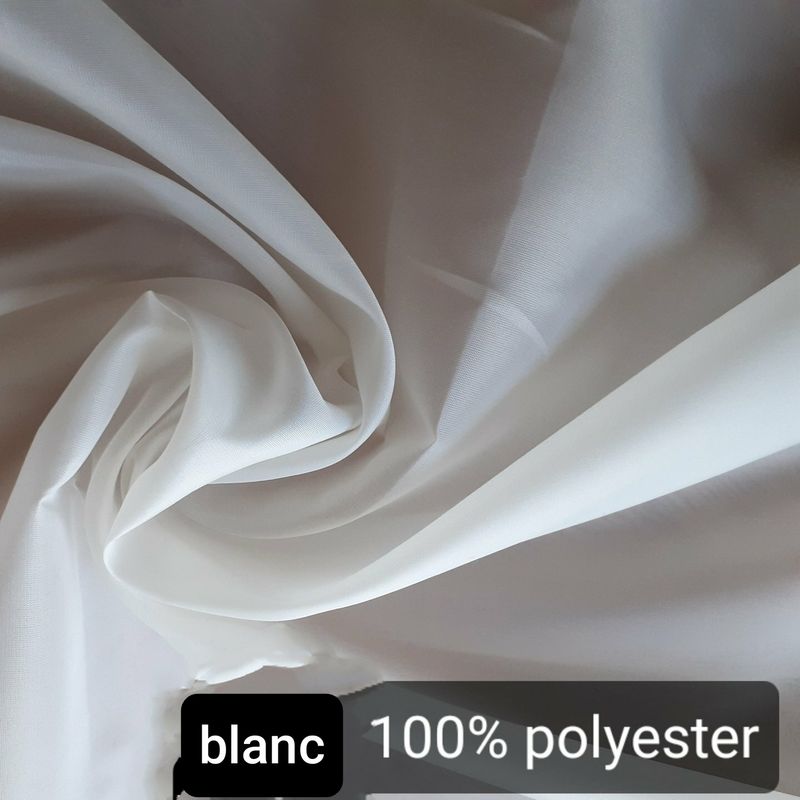 Doublure 100% polyester blanc 