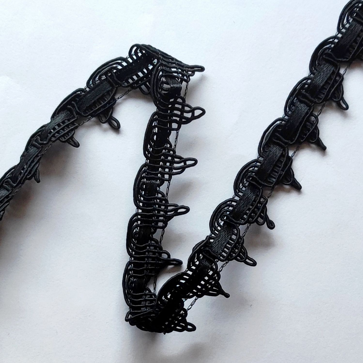 Galon noir avec ruban