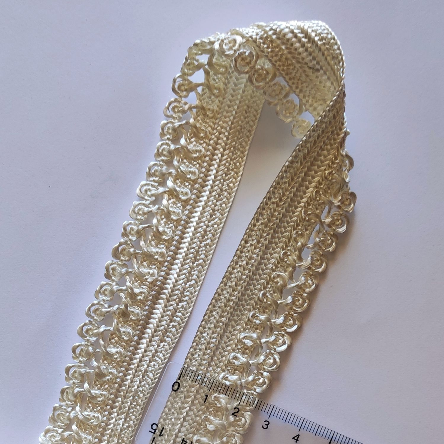 Galon sfifa large 3cm écru