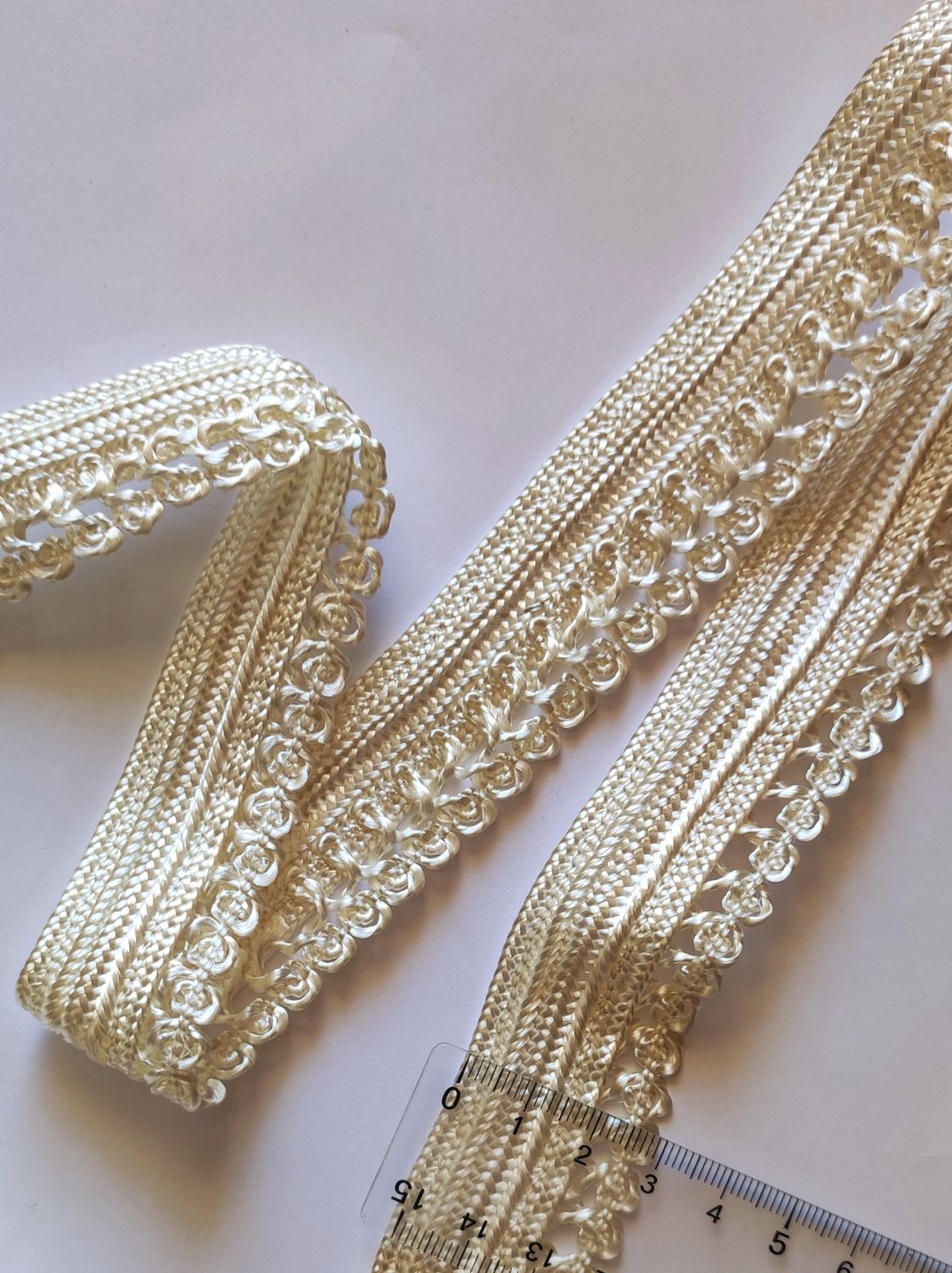 Galon sfifa large 3cm écru