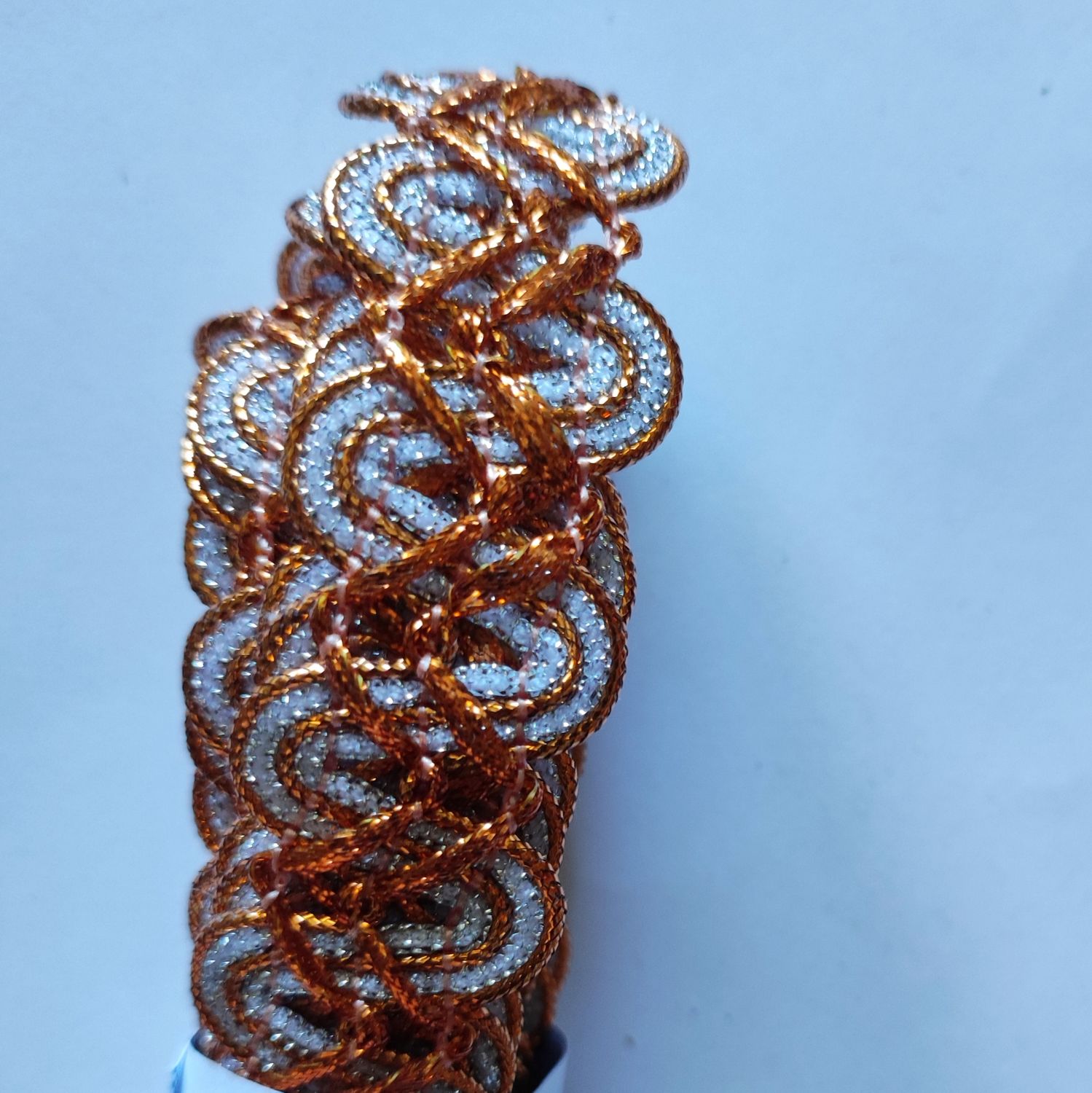 3,5 mètres de Galon orange 2,8cm 