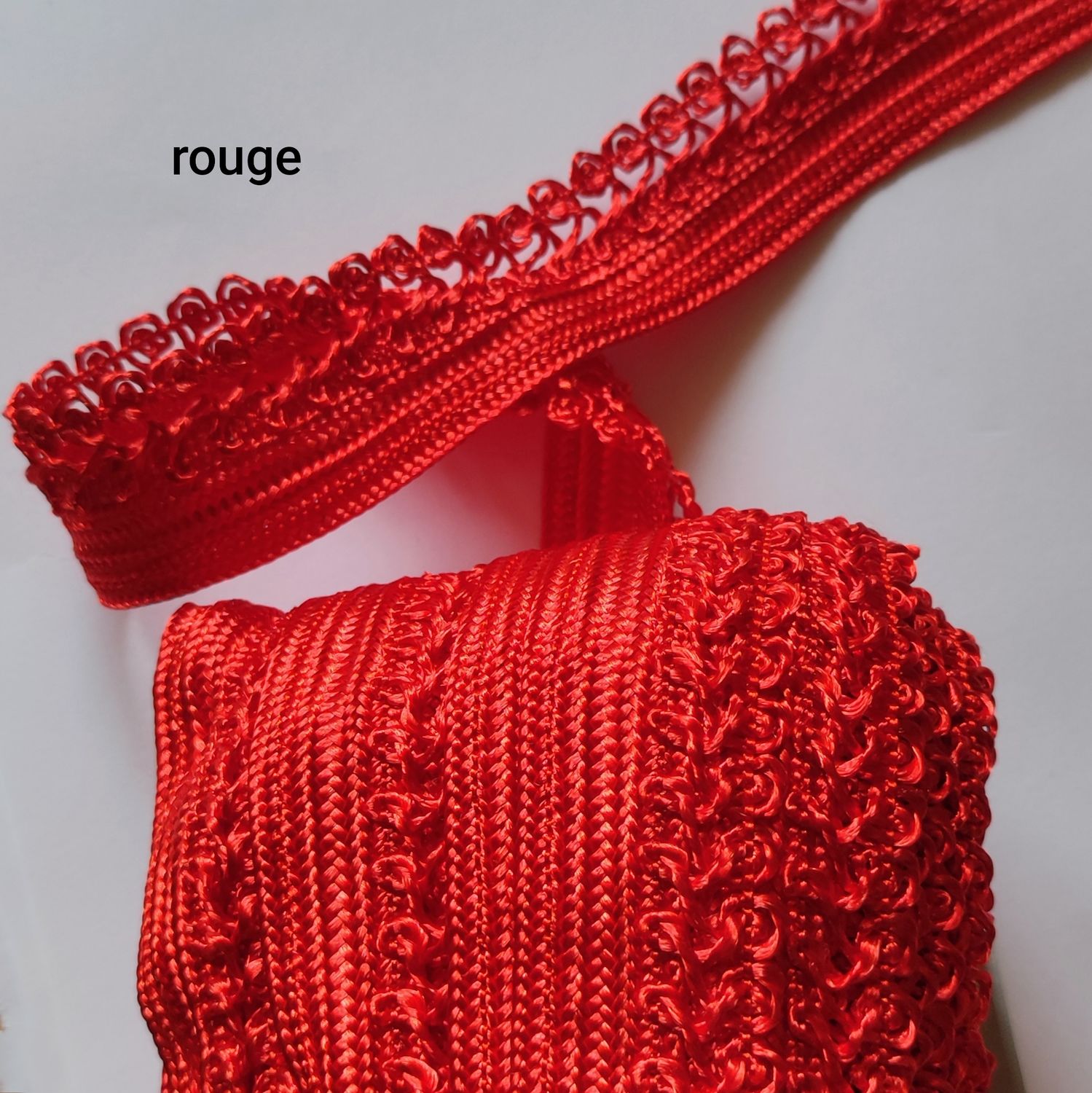 Galon sfifa large 3cm rouge