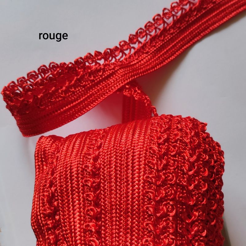 Galon sfifa large 3cm rouge