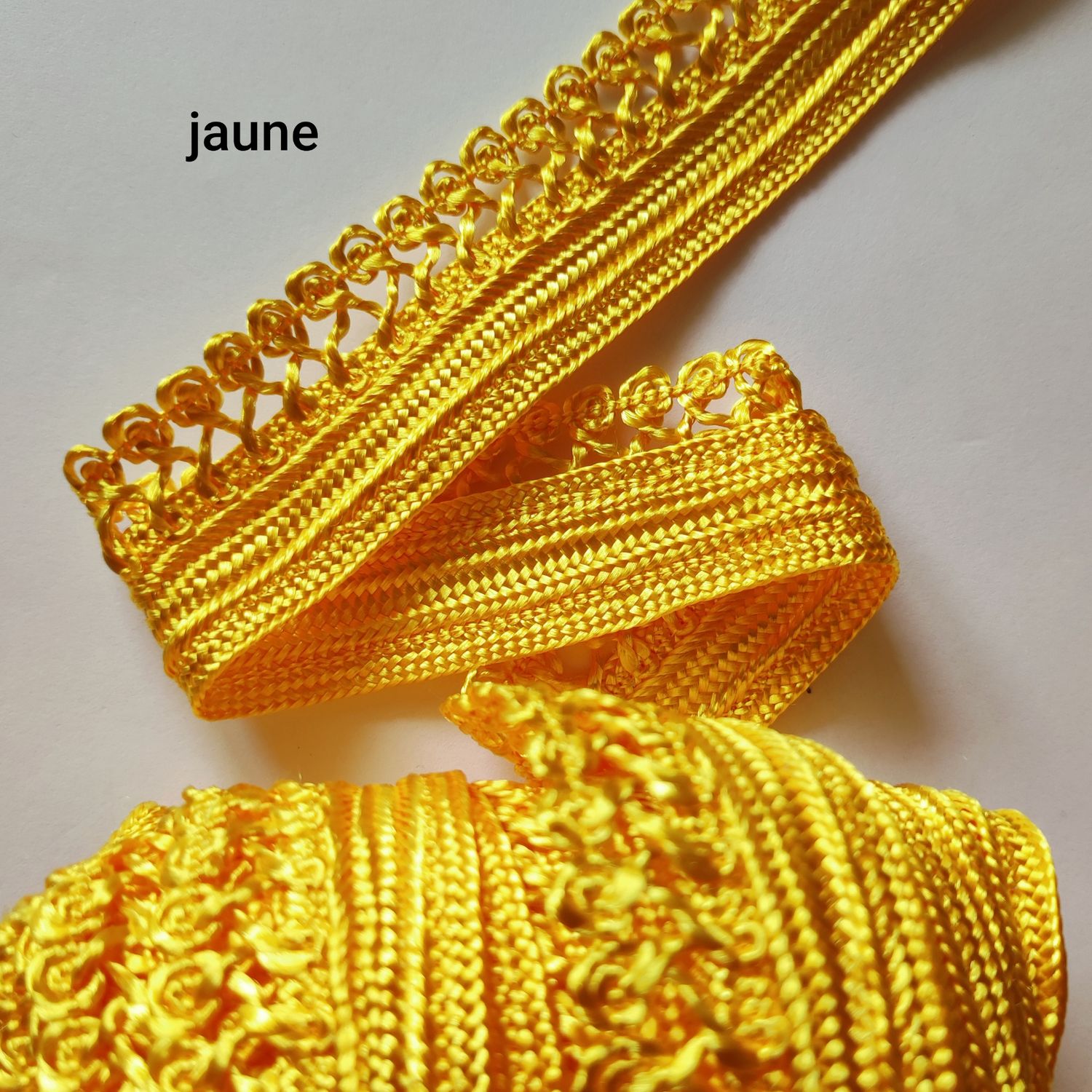 Galon sfifa large 3cm jaune