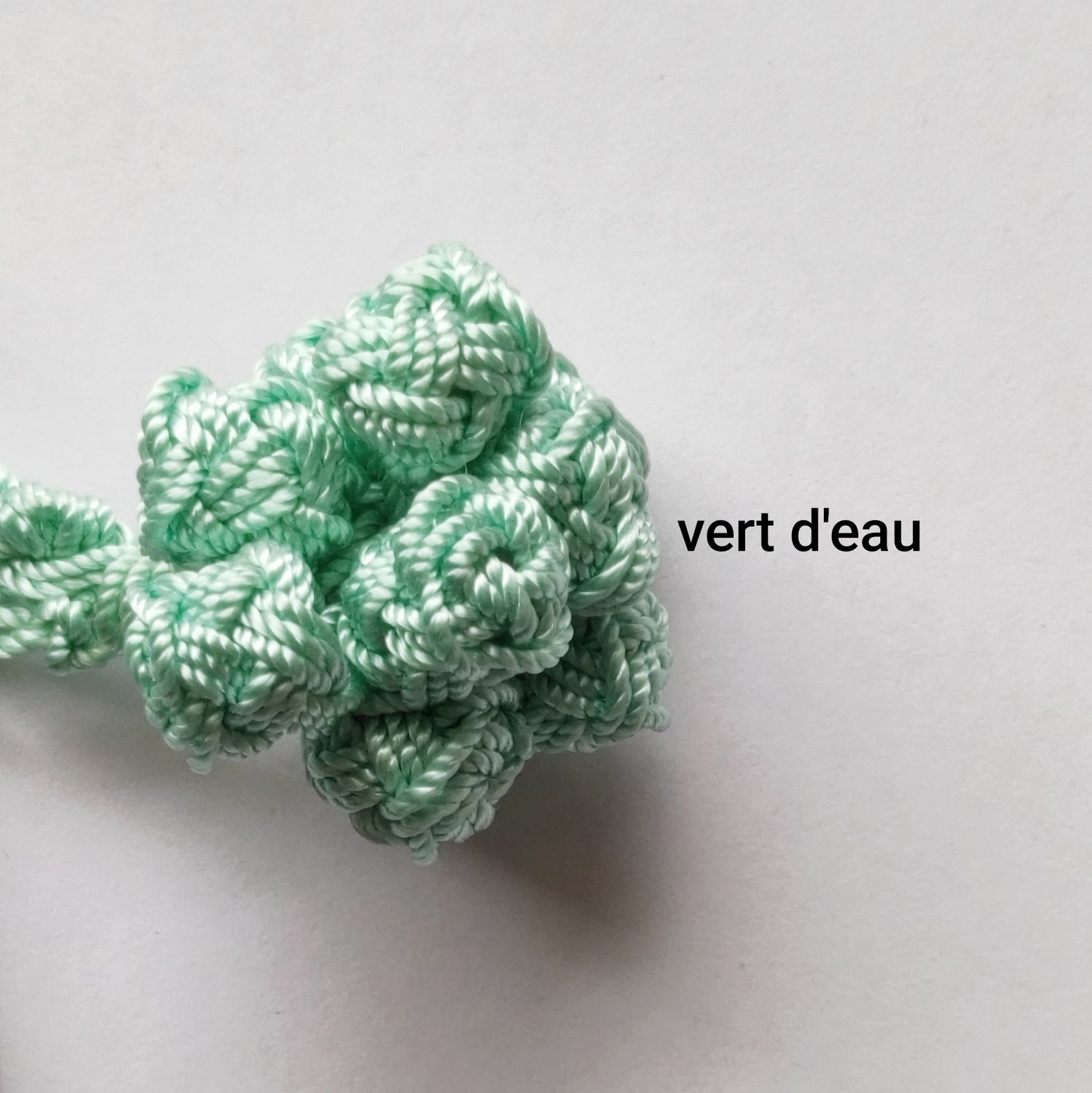 10 boutons caftan vert d'eau 