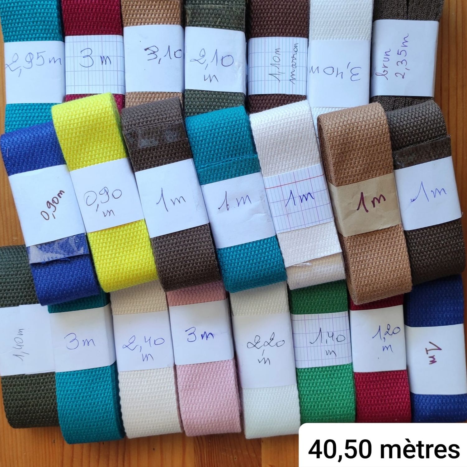  40,50 mètres sangle coton 32mm