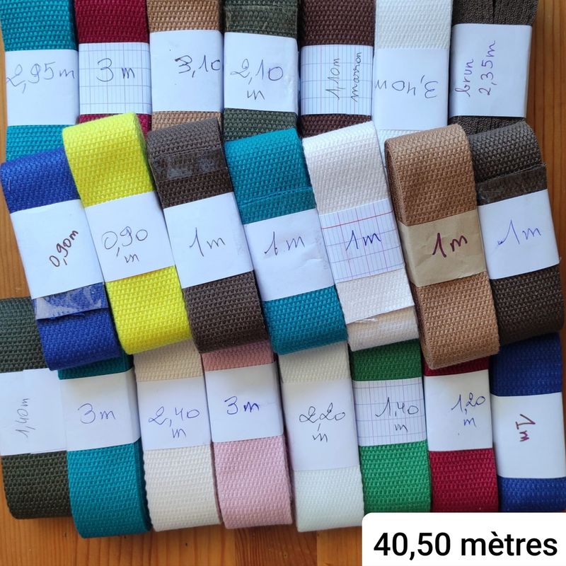  40,50 mètres sangle coton 32mm