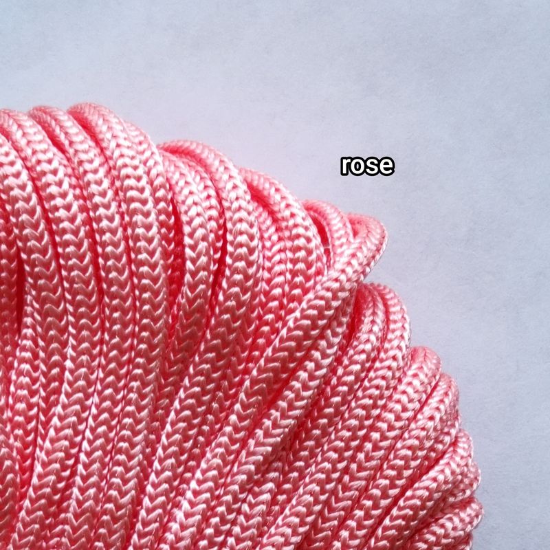 10 mètres cordelette 4mm rose