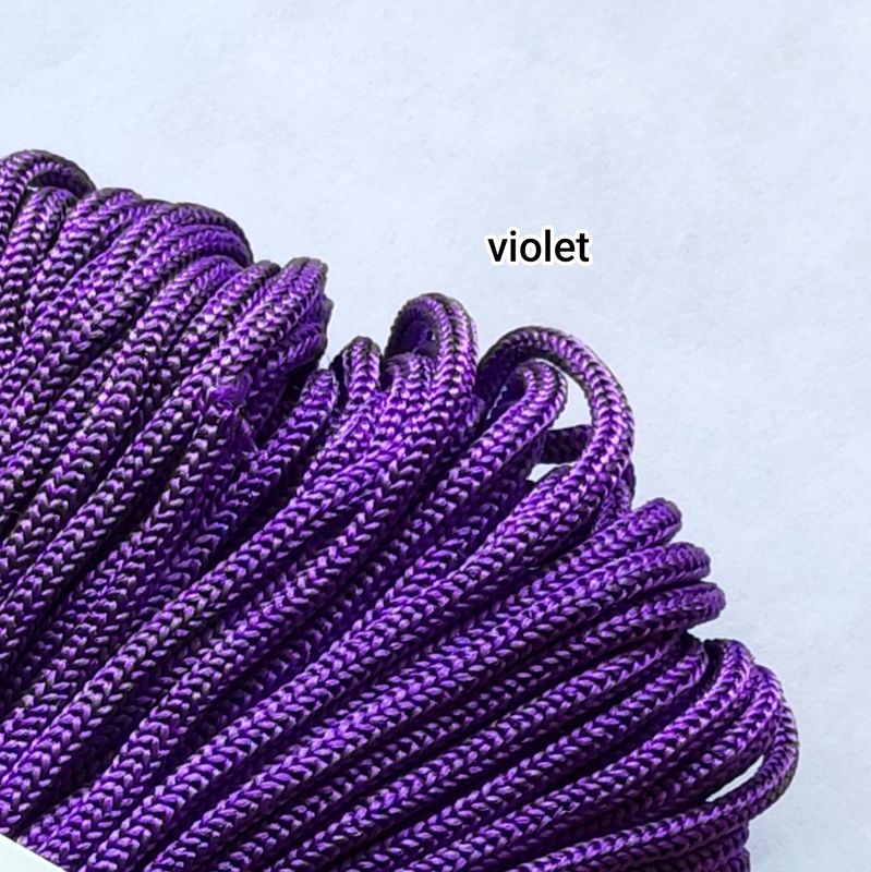10 mètres cordelette 4mm violet 