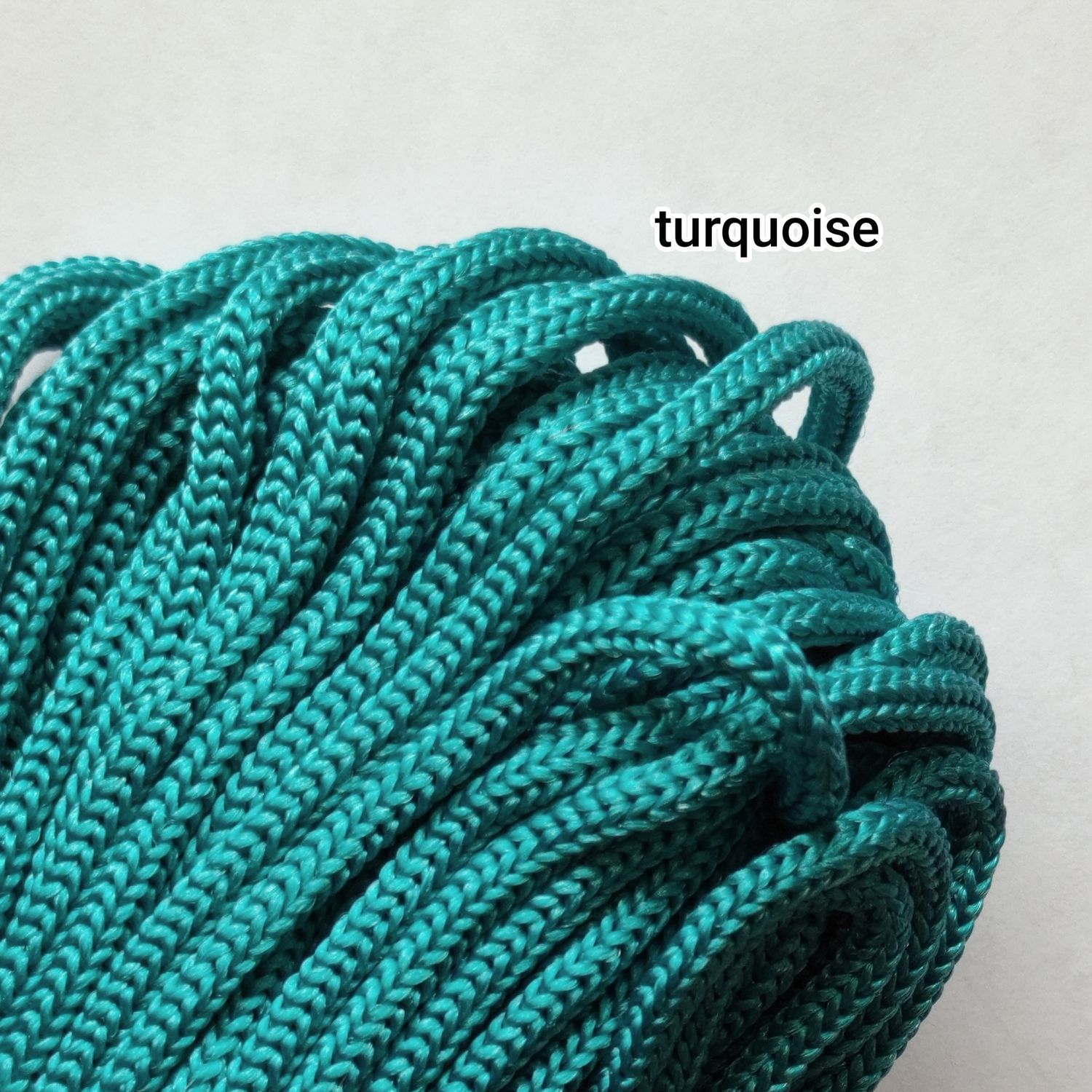 Cordelette 4mm turquoise