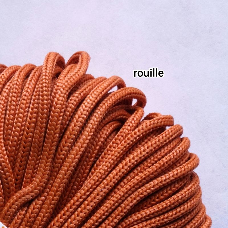 10 mètres cordelette 4mm rouille 