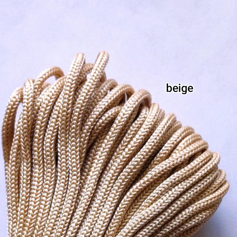 10 mètres cordelette 4mm beige