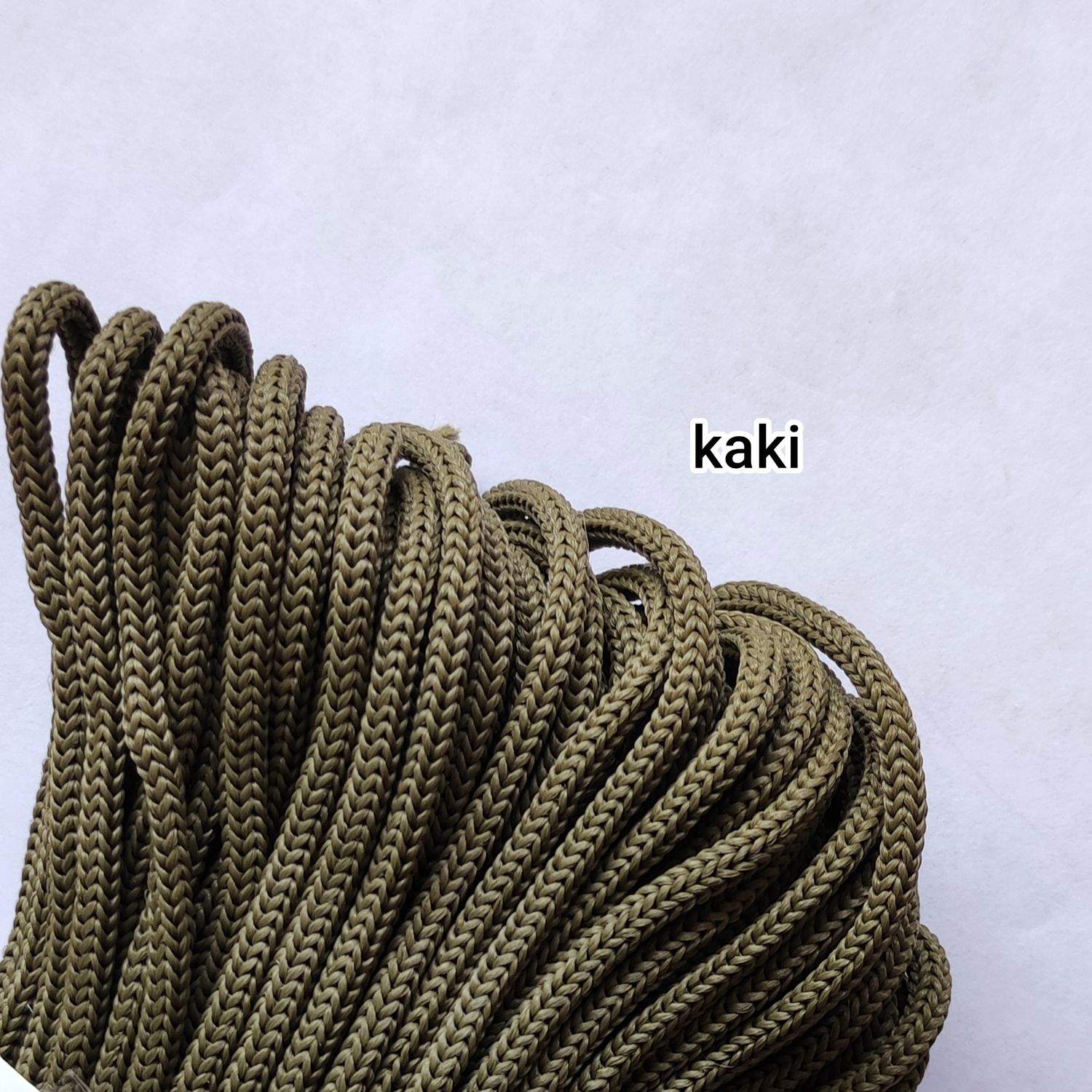 10 mètres cordelette 4mm kaki