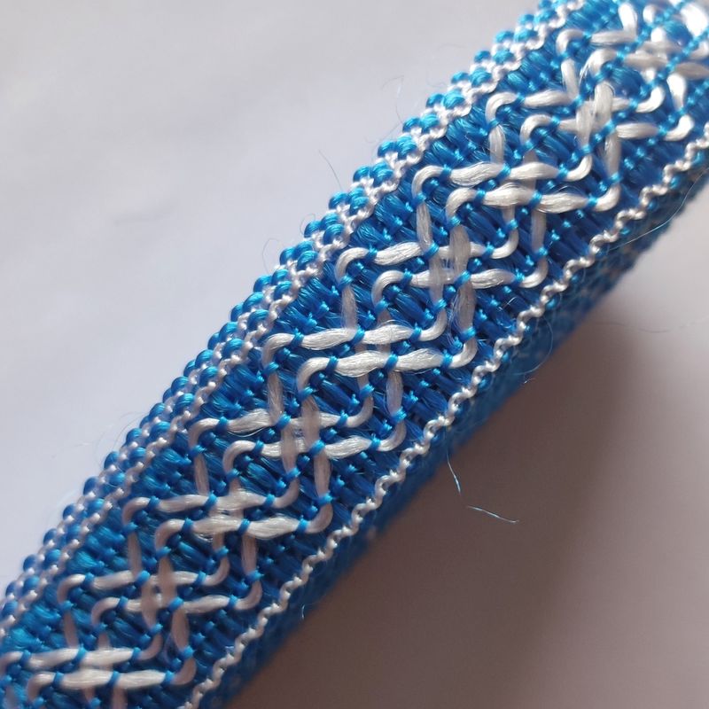 Galon sfifa 1,8 cm bleu/blanc (9,80 mètres)