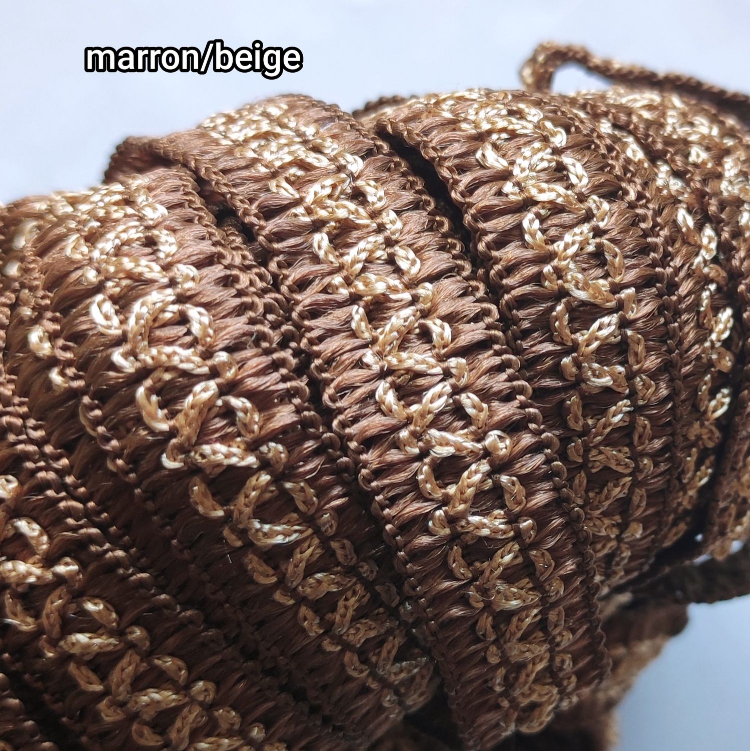 Galon sfifa marron/beige 1,5cm