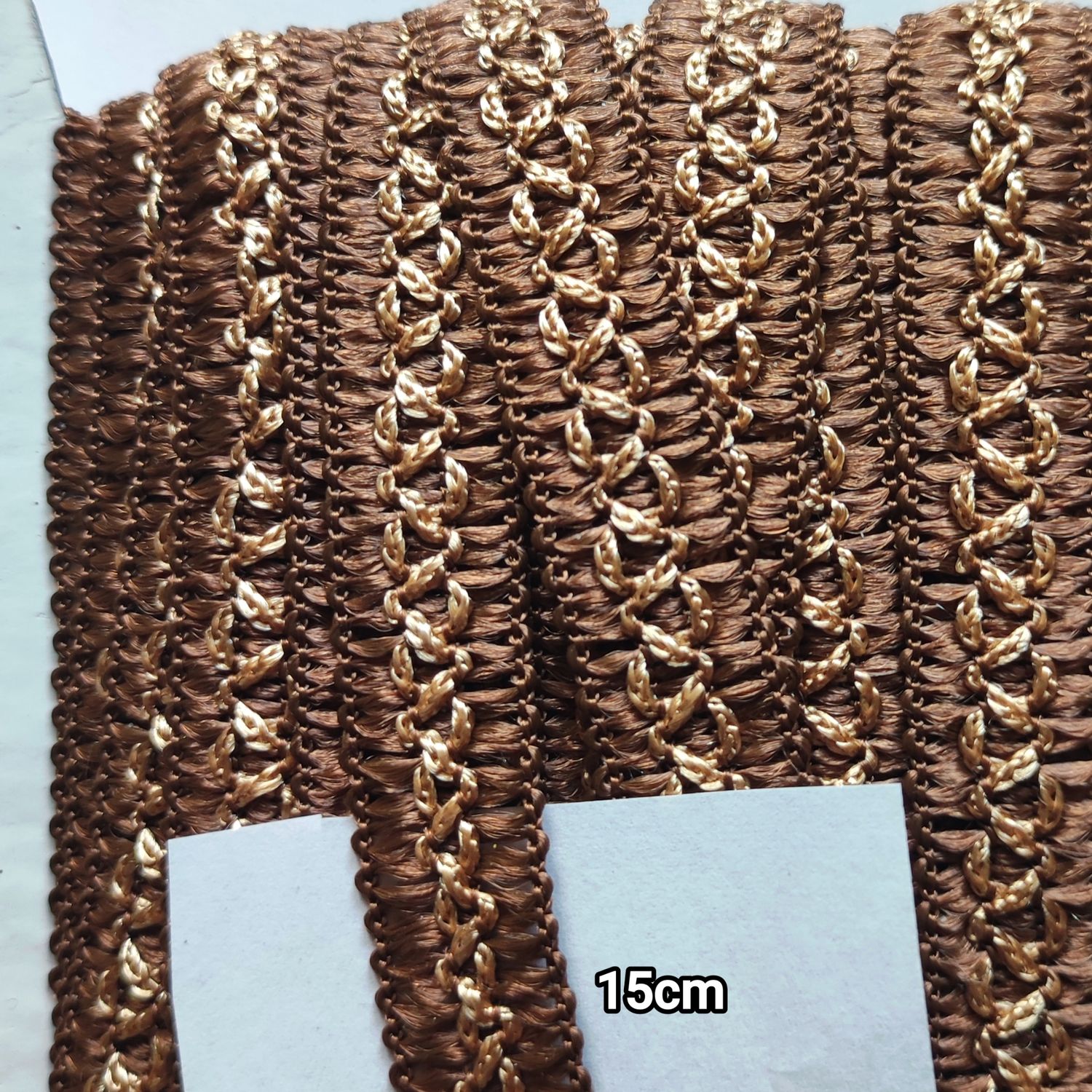 Galon sfifa marron/beige 1,5cm