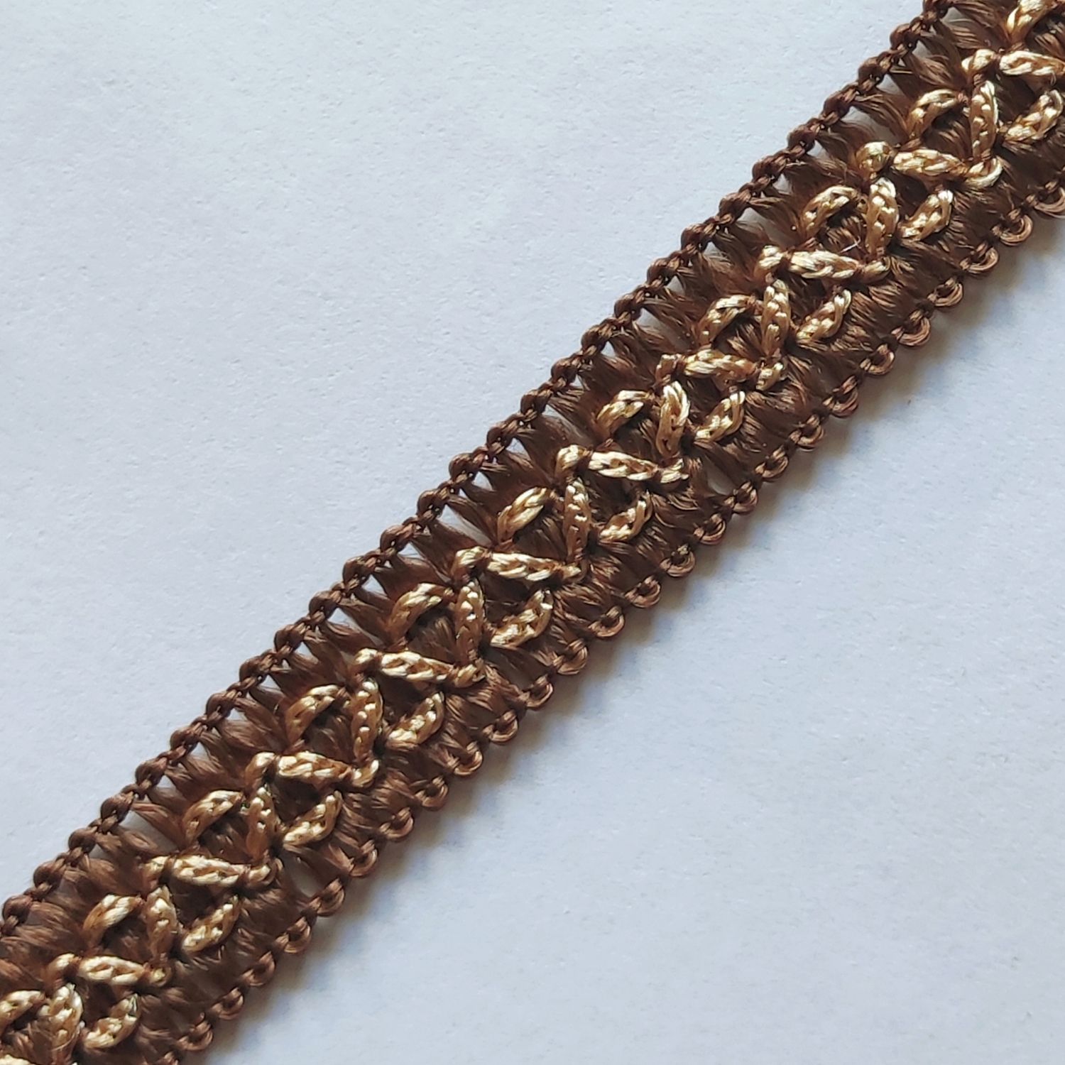 Galon sfifa marron/beige 1,5cm