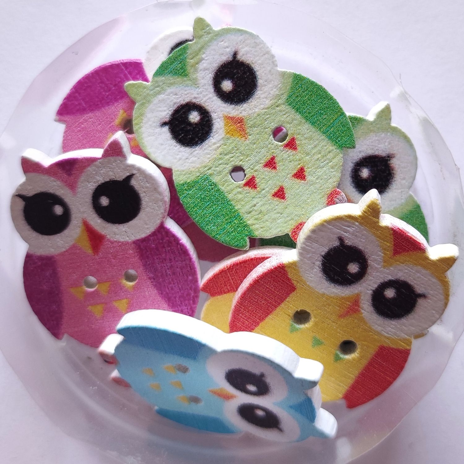 26 boutons chouette LOT 241