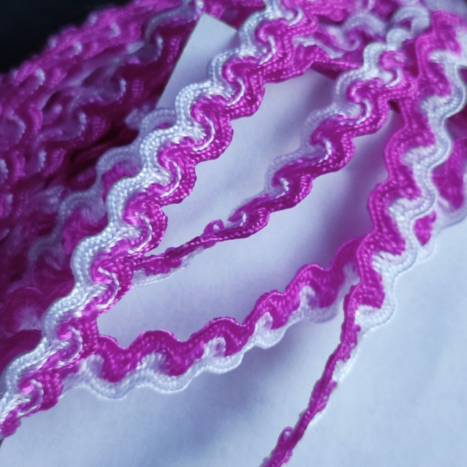 Zig zag bicolore (choisissez vos couleurs)