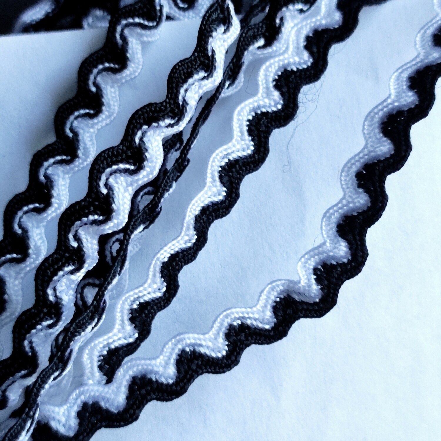 Zig zag bicolore (choisissez vos couleurs)