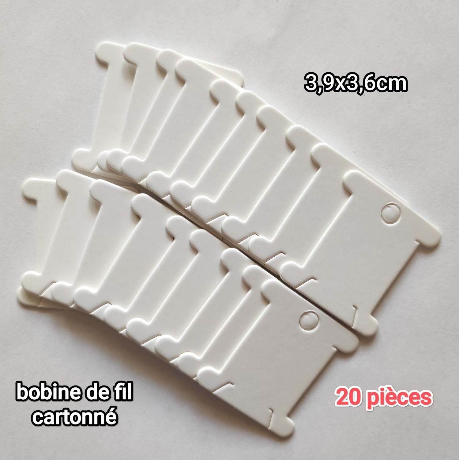 20 cartonnettes bobine de fil