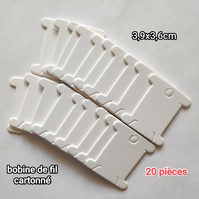 20 cartonnettes bobine de fil