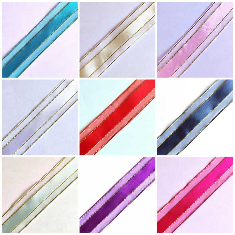 5m Ruban satiné 25mm double face (choisissez vos couleurs)