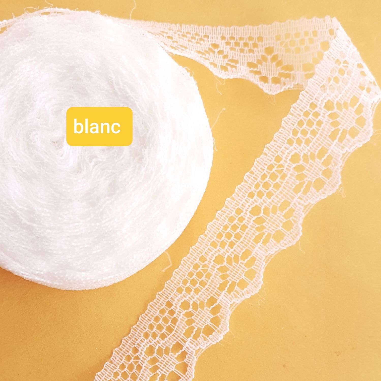 8m de Dentelle 1,5cm / choisissez vos couleurs