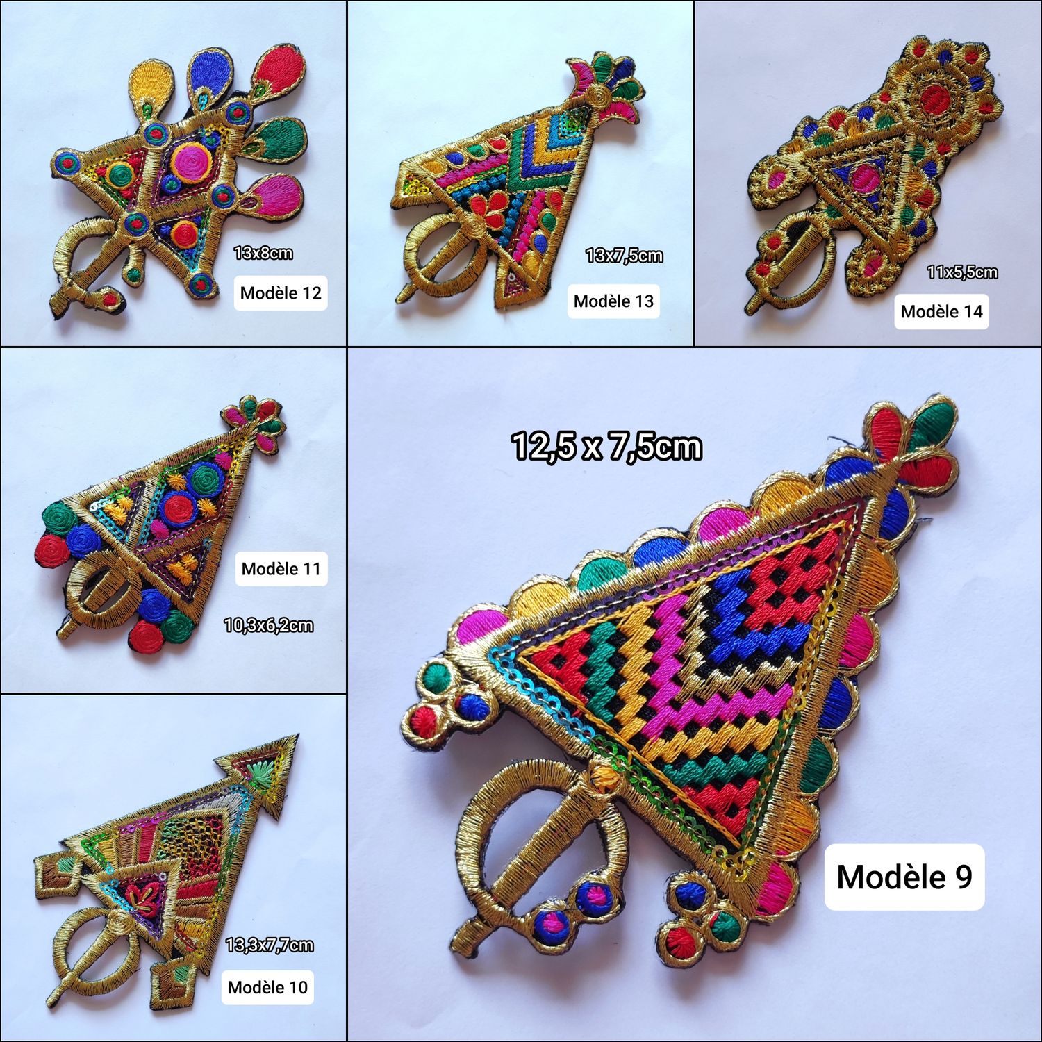 Appliques kabyles (choisissez vos modèles)
