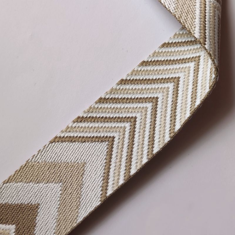 Sangle fantaisie à chevron 38mm/ choisissez parmi 21 couleurs