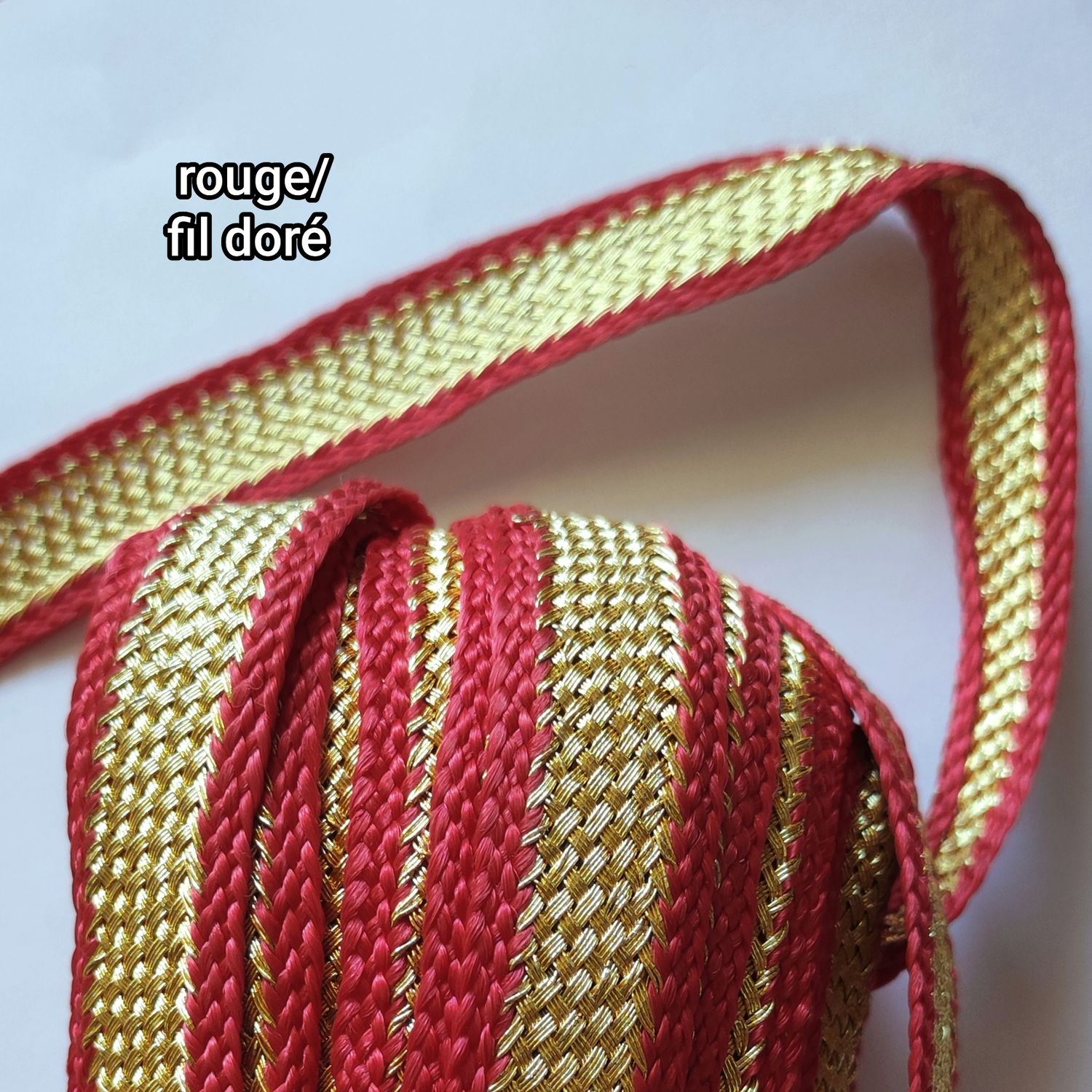 Galons Sfifa avec fil doré 2cm (choisissez vos couleurs)