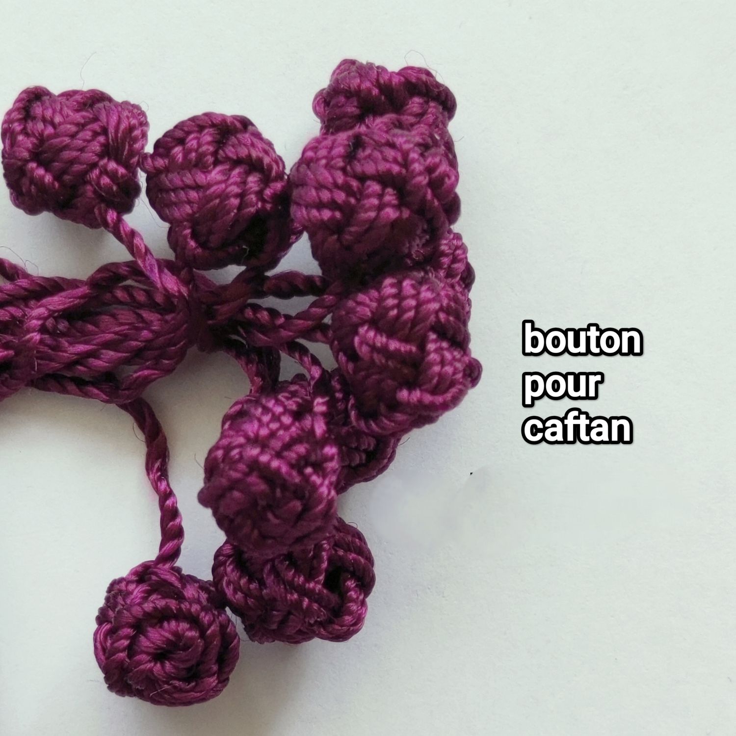 Boutons pour caftan