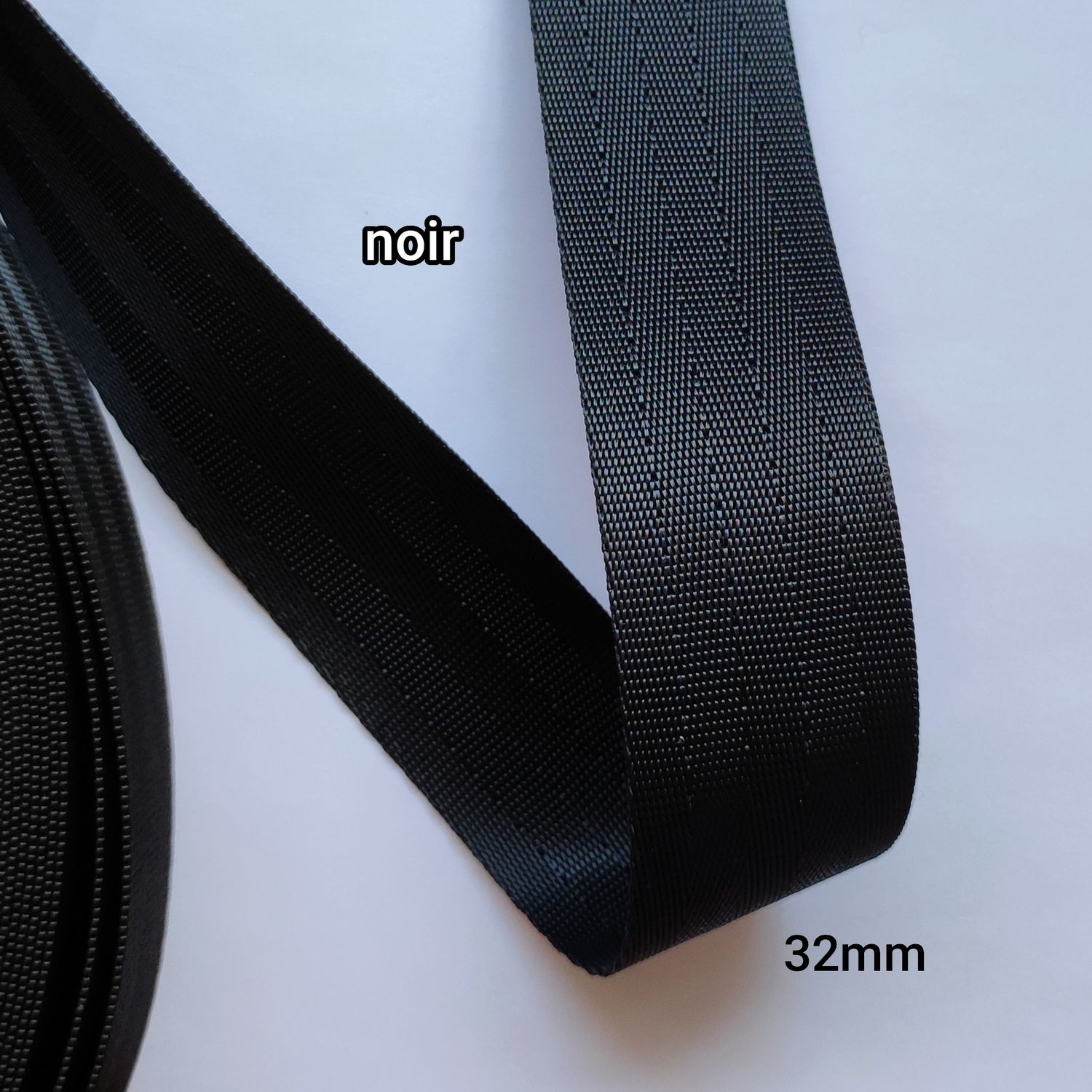 Sangle polyester noir 32mm