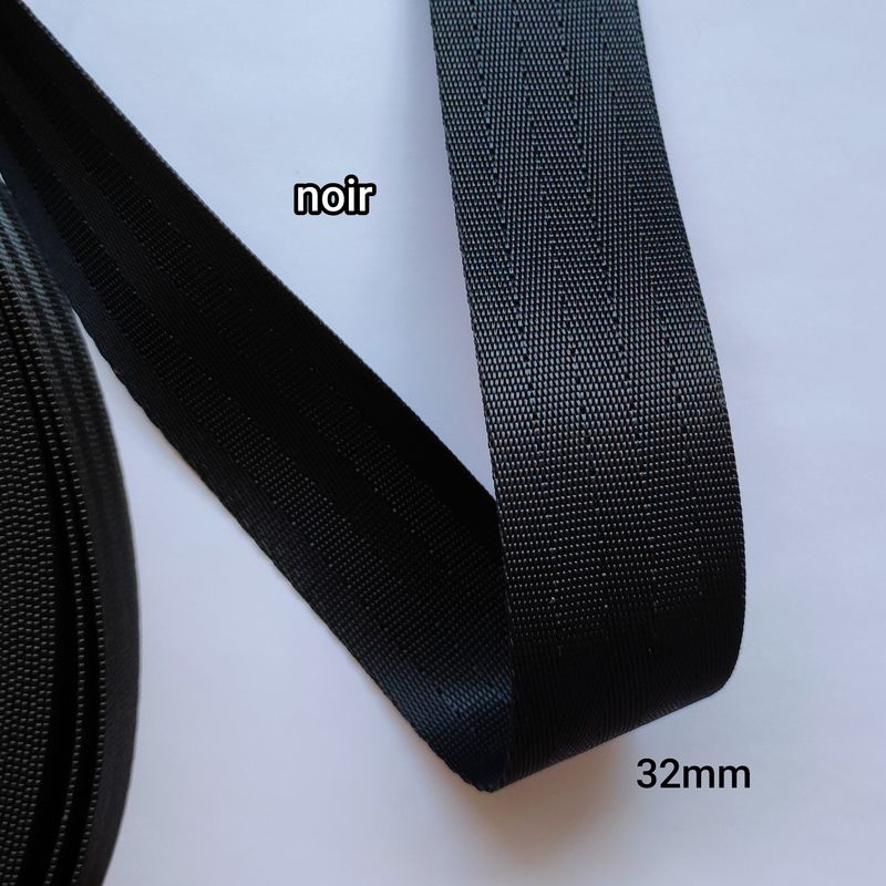 Sangle polyester noir 32mm