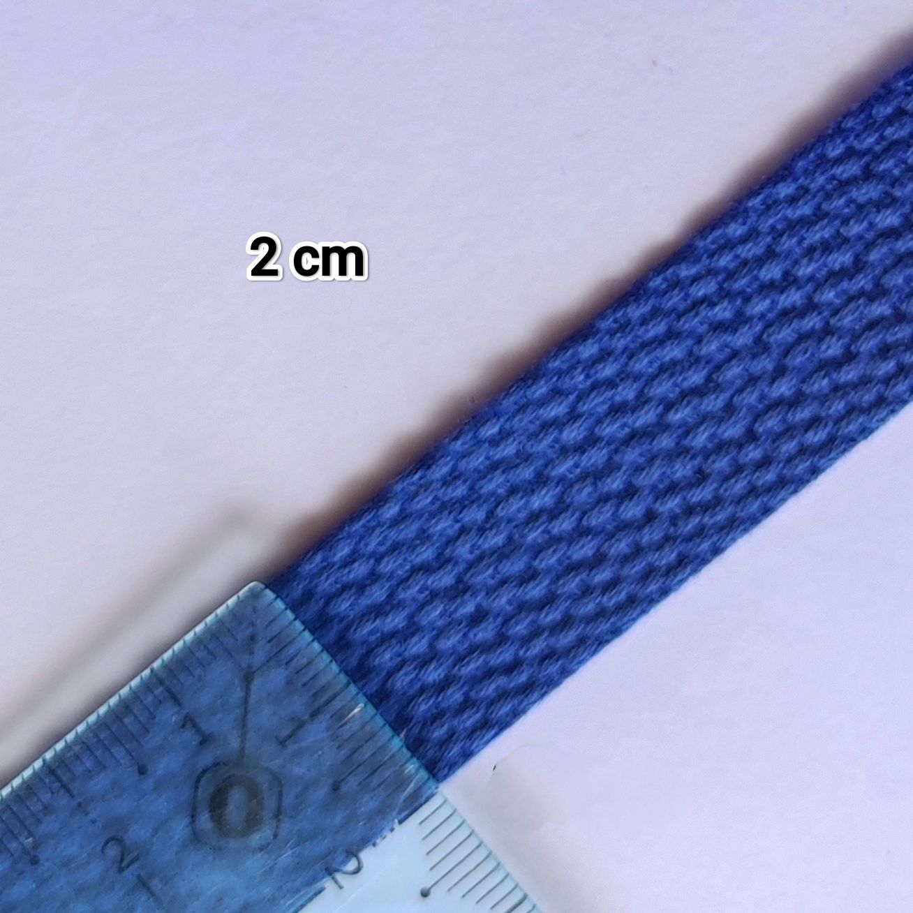 Sangle coton 2cm au mètre / 32 couleurs